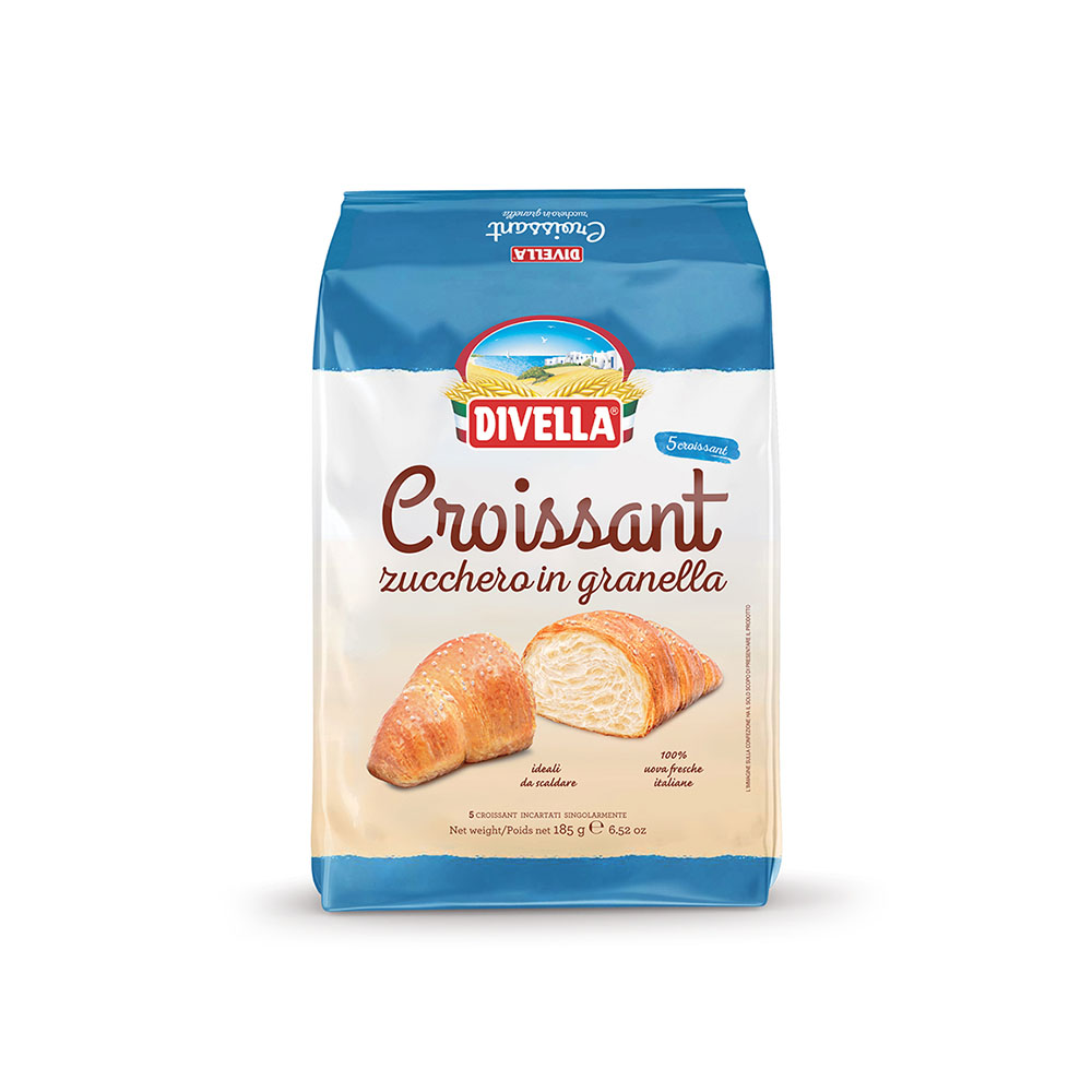 Croissant con Granella di Zucchero 5 pezzi