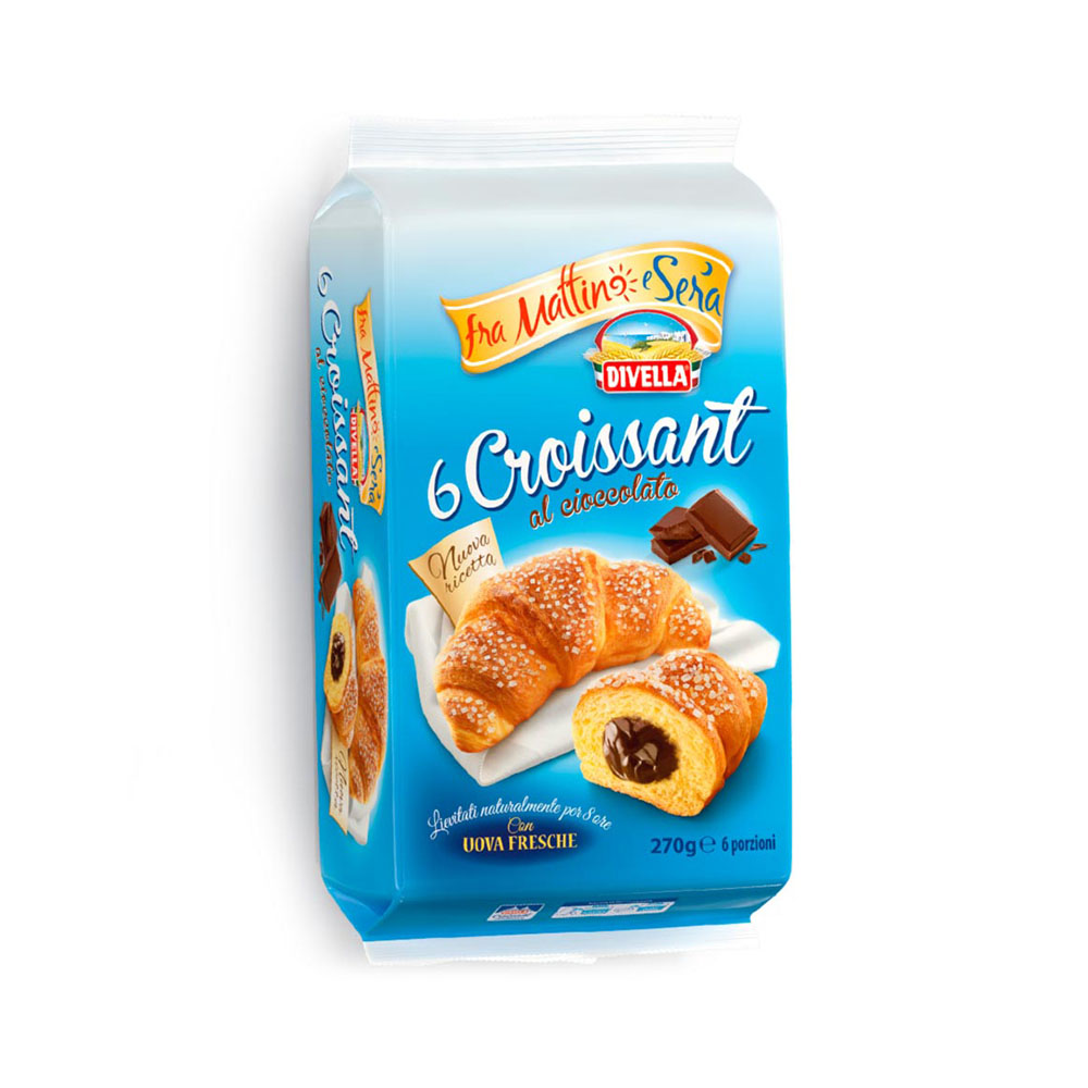 Croissant al Cioccolato 6 pezzi