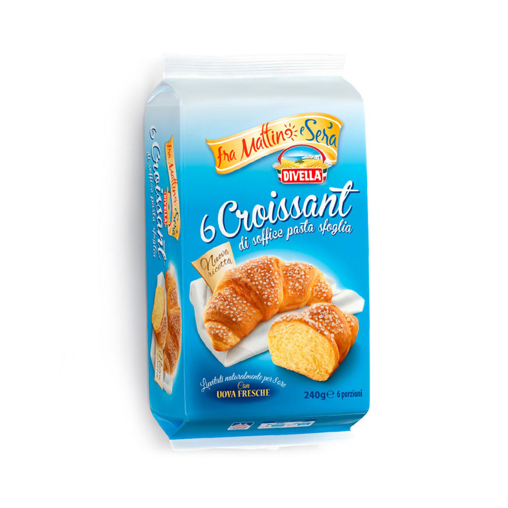 Croissant di Soffice Pasta Sfoglia 6 pezzi