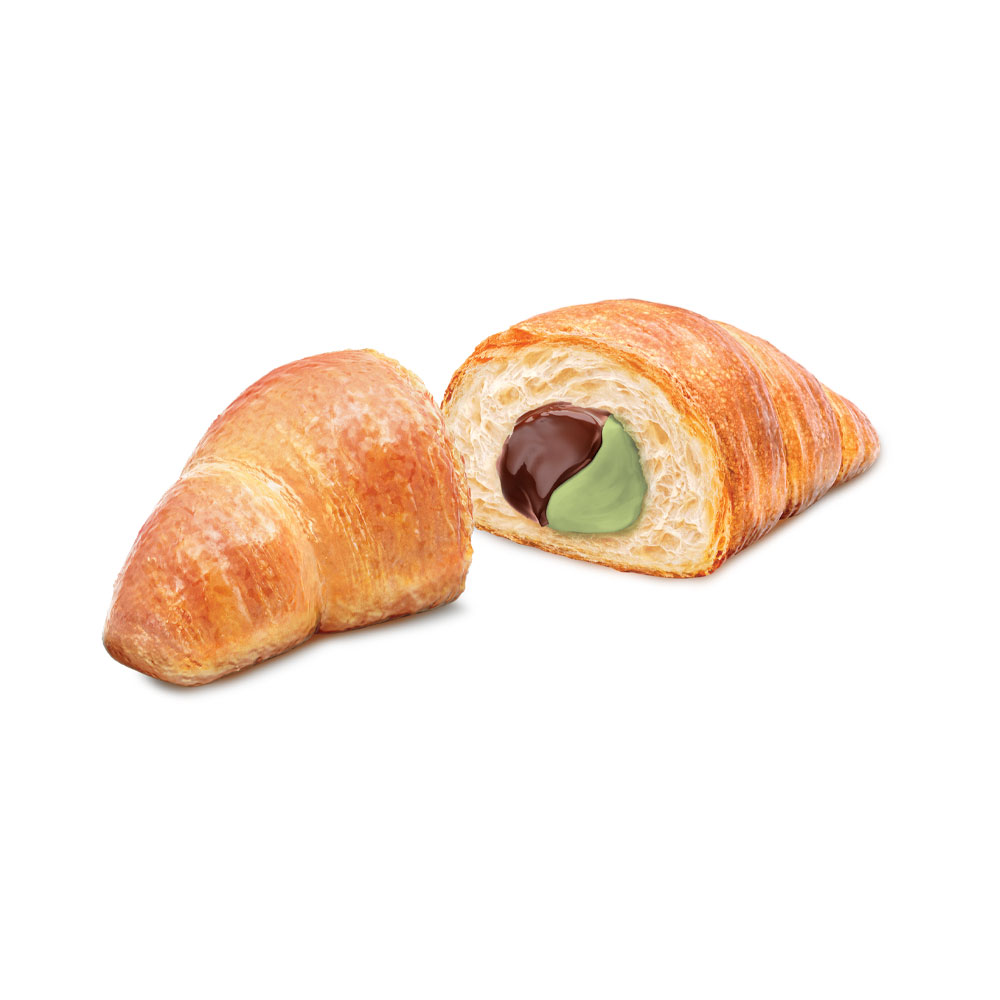 Croissant al Pistacchio e cioccolato 5 pezzi