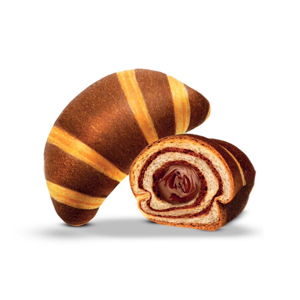 Croissant doppia sfoglia al cioccolato 5 pezzi