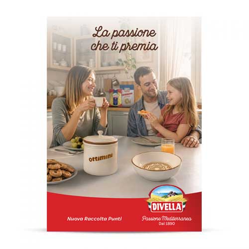 Immagine copertina del catalogo della raccolta punti Divella La passione che ti premia