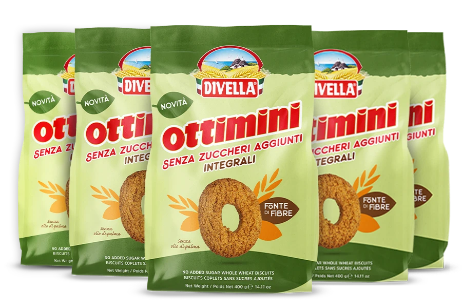 Biscotti Ottimini Integrali senza zuccheri aggiunti